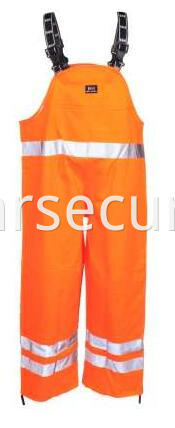 Men's Narvik Fluorescent Orange Bib Overalls